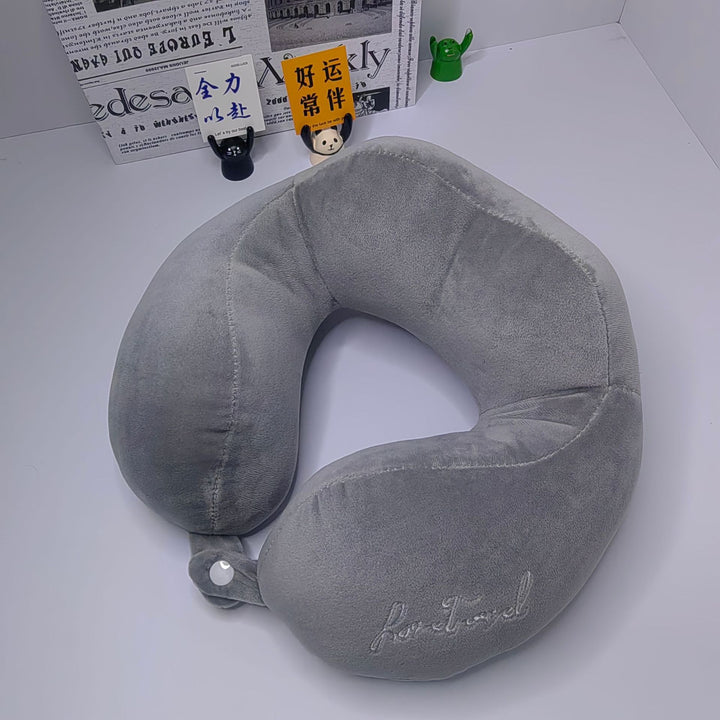 Memory Foam U Neck Pillow Travel Gift Logo
