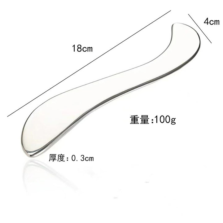 工厂直销不锈钢刮痧板心形刮痧板手部脸部刮痧按摩美妆美容工具