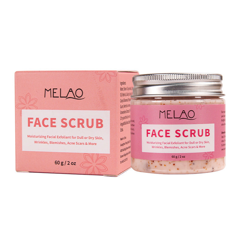MELAO Face Body Scrub Exfoliating Cleanse Moisturizing Body Scrub