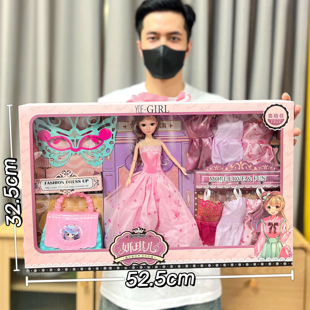 批发巴比洋娃娃礼盒套装仿真公主女孩儿童玩具机构招生礼物包邮