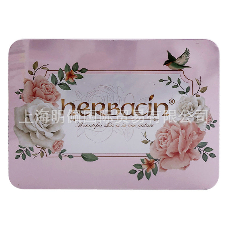 Herbacin German Chamomile Hand Cream Gift Set – Rose Tin Box Moisturizing Gift