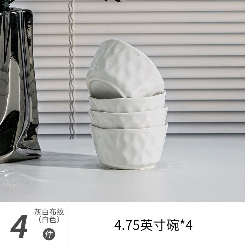 釉下彩碗碟套装家用北欧ins风碗盘碗具碗筷2026新款高级感简约餐
