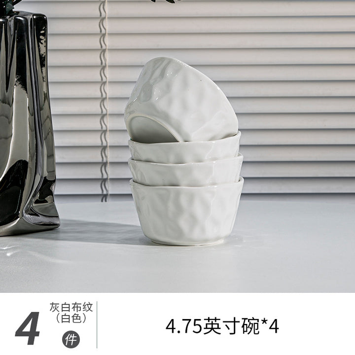 釉下彩碗碟套装家用北欧ins风碗盘碗具碗筷2026新款高级感简约餐