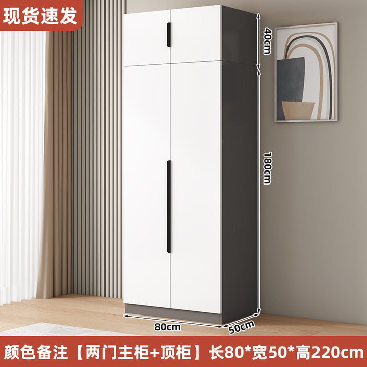 衣柜家用卧室型实木质儿童衣橱工厂直销简易组装出租房用经济柜子