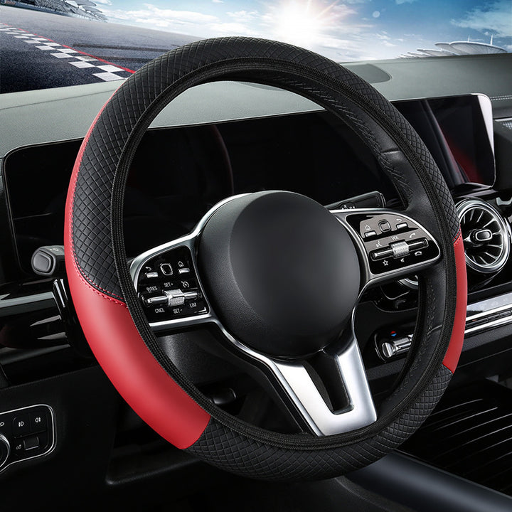 Car Steering Wheel Cover Leather All Season Universal Grip Cover Wholesale