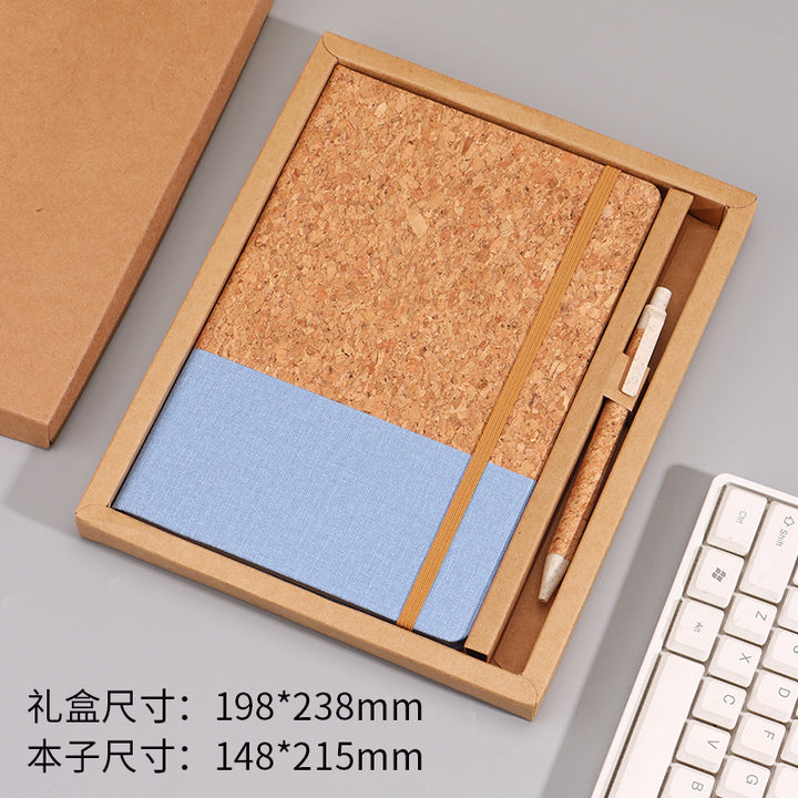 Eco Cork Notebook Gift Set with Logo – A 5 Notepad for Office & School Wholesale