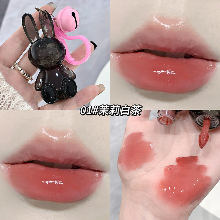 Gege bear黑色小兔水光唇釉 持妆显嫩镜面滋润嘟嘟唇秋冬显色唇彩