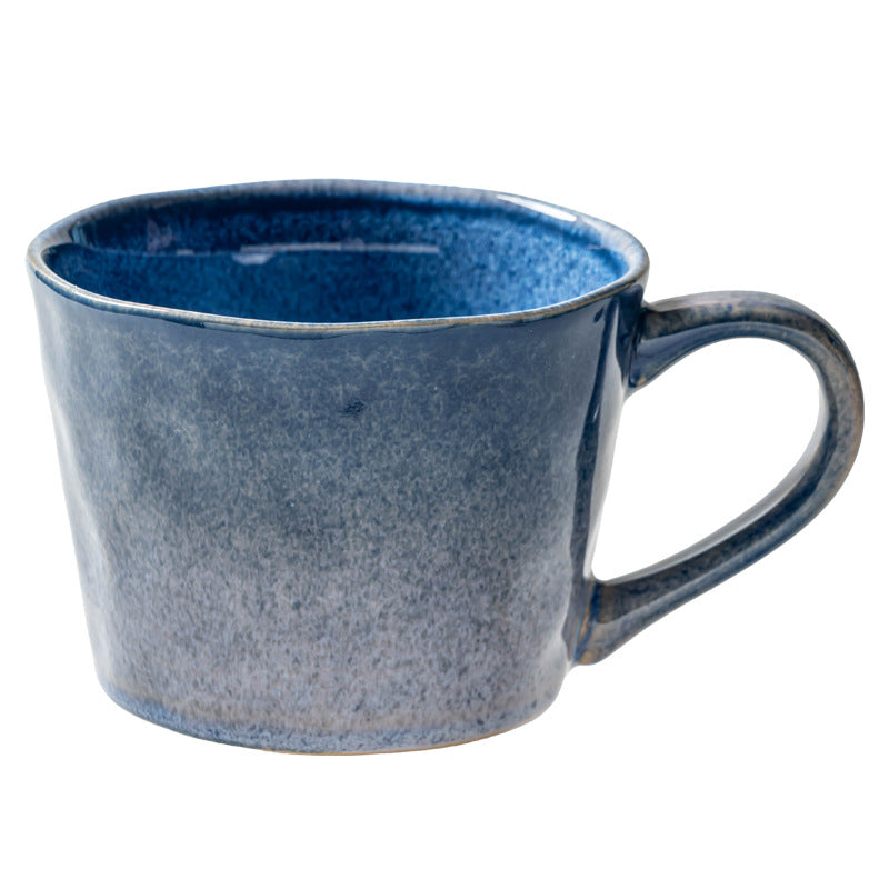 复古窑变釉马克杯日式陶瓷杯批发家用杯子水杯日式风咖啡杯情侣杯
