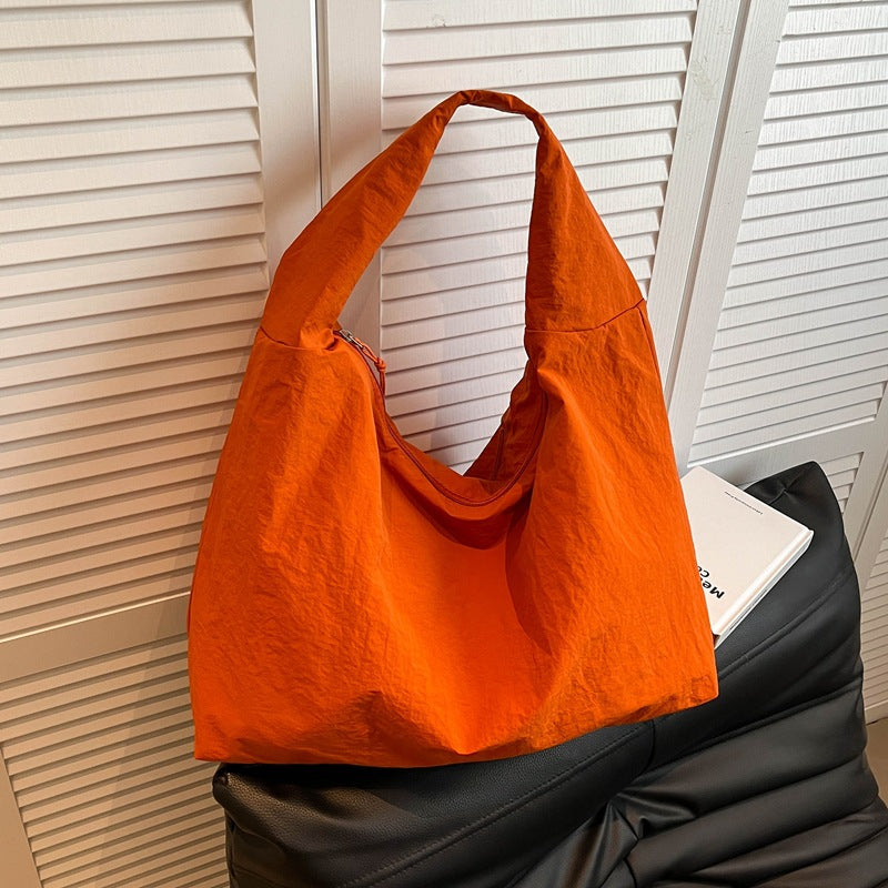 Fashion Large Capacity Commuter Popular New Fashion Nylon Trendy Stylish Handheld Single Shoulder Underarm