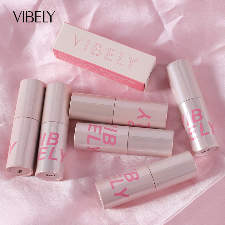 VIBELY微比莉轻雾感防水哑光唇釉丝绒雾面感持久唇泥口红跨境外贸