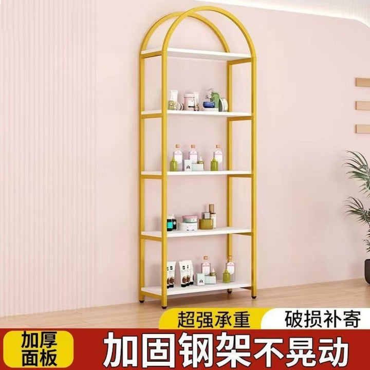 货架化妆品展示柜展示架轻奢美甲美容院产品柜子展柜置物架多功能