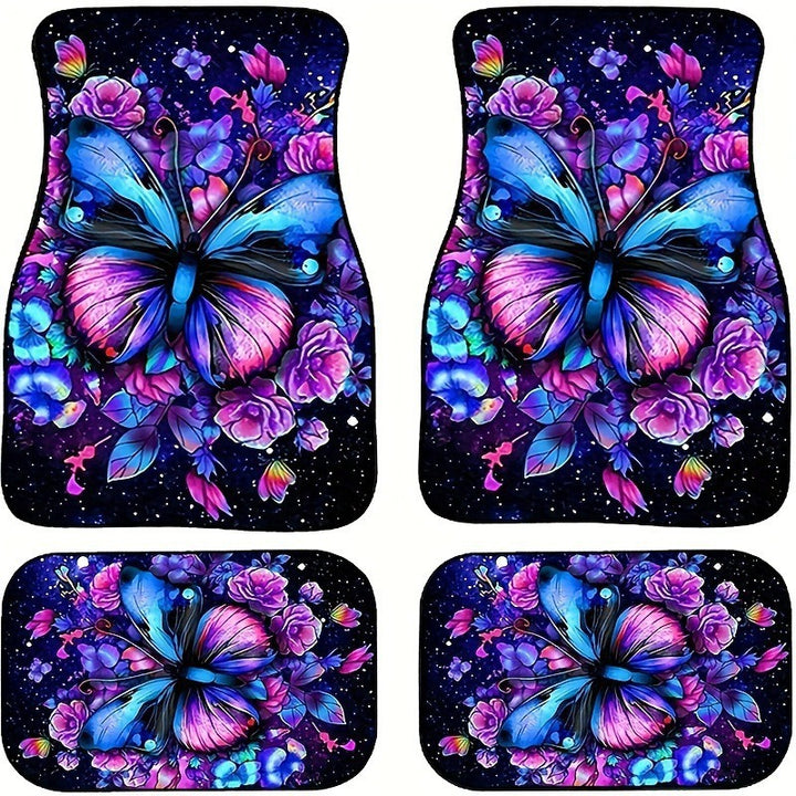 Car Floor Mat Crystal Velvet Absorbent Wear Resistant