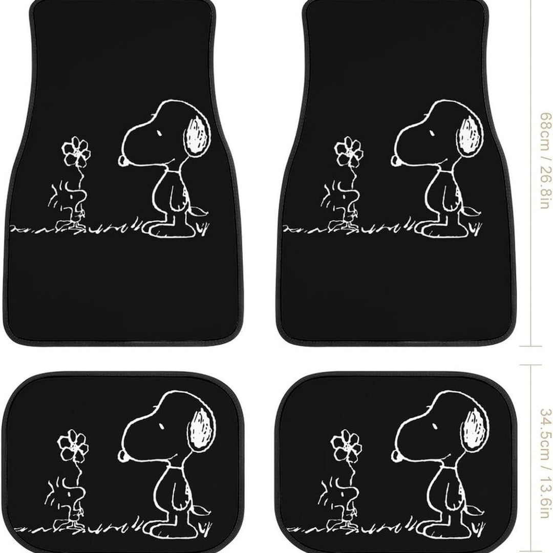 Vintage Car Foot Mat Carpet 4 Piece Set Stain Resistant Floor Mat TEMUFoot Mat Wholesale