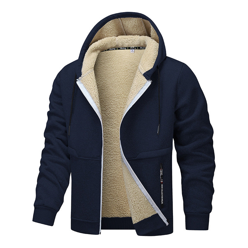 Fall/Winter Thickened Cardigan Hoodie Jacket