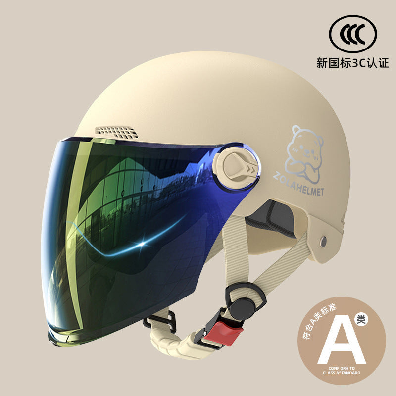 New Small Helmet Electric Vehicle Sun Protection Women Light Wholesale Winter