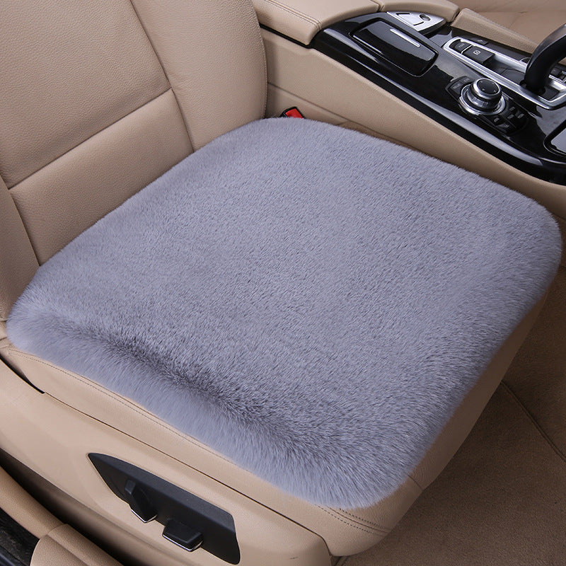 Thickened Winter __NS 99__h Car Seat Cushion – 3-Piece Backrest Short Fur Single Seat Cover