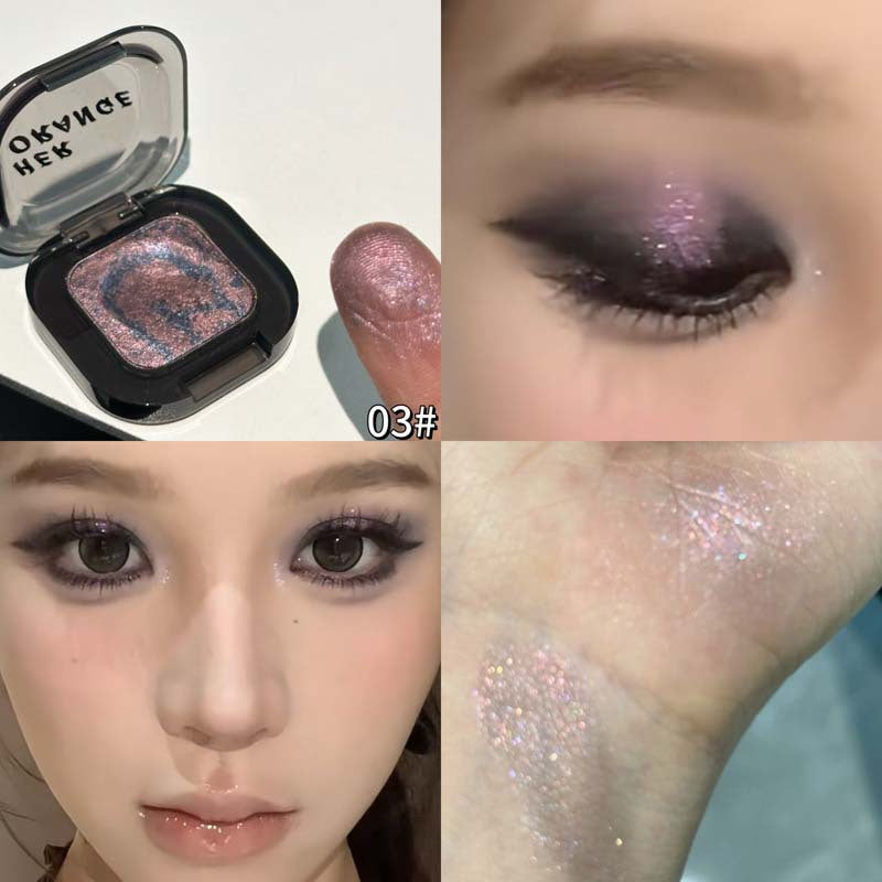 采菁选土豆泥五花肉眼影 珠光爆闪细腻持妆高光提亮眼影盘美妆