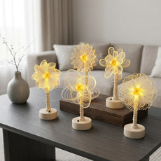 LED Acrylic Atmosphere Night Lamp – Creative Luxury Bedroom Bedside Desk Decoration Light