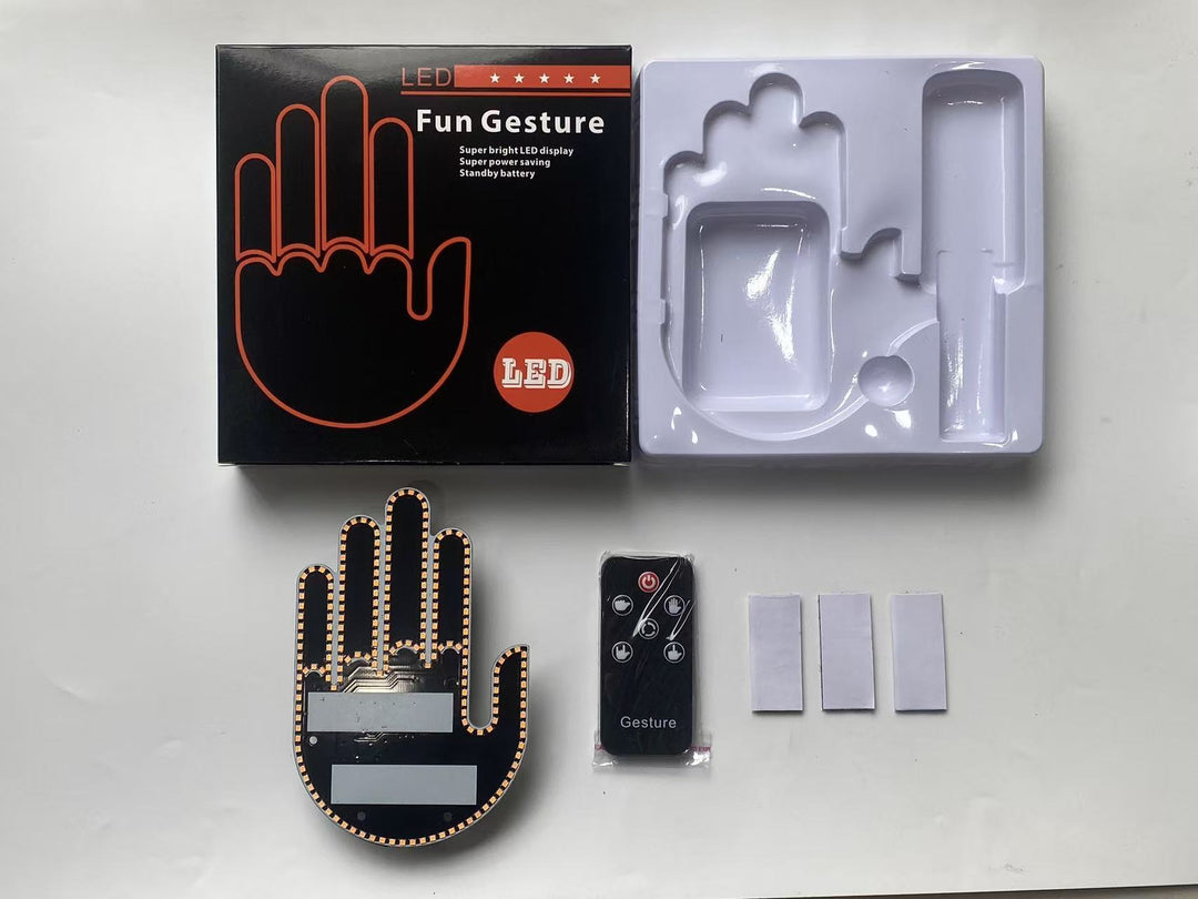 Car Gesture Hand Signal __NS 73__ Warning Light – Anti Rear Collision Interactive Palm Light