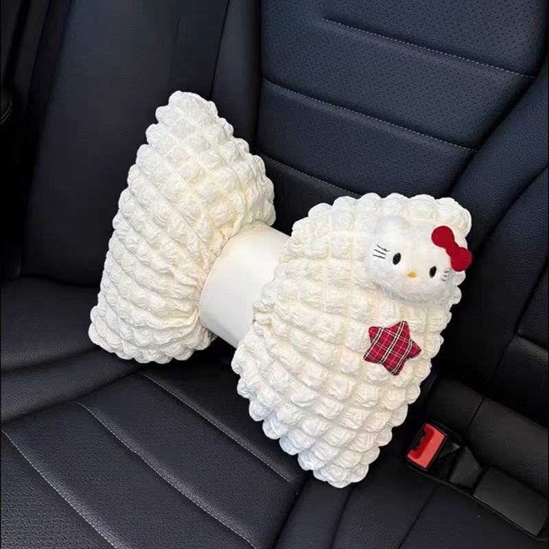Women Kitty Car Neck Pillow Breathable Car Neck Pillow Car Interior