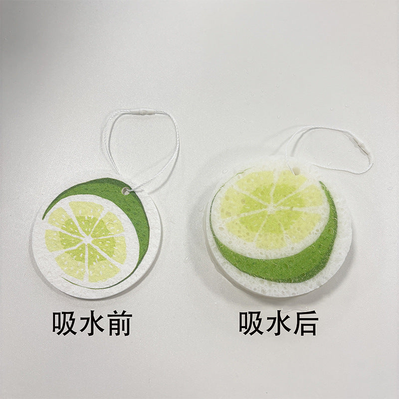 压缩木浆棉 卡通动物水果海绵擦清洁抹布厨房家用洗碗刷木浆海棉