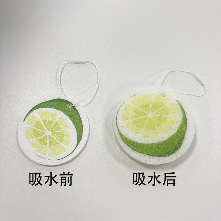 压缩木浆棉 卡通动物水果海绵擦清洁抹布厨房家用洗碗刷木浆海棉