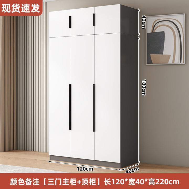 衣柜家用卧室型实木质儿童衣橱工厂直销简易组装出租房用经济柜子