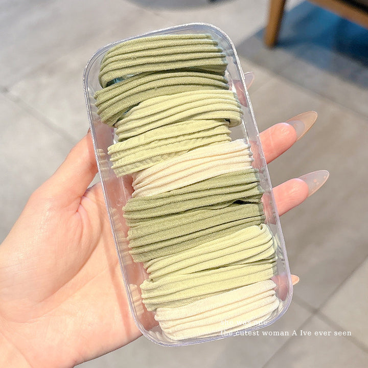 彩色皮筋不伤发高弹力耐用发绳扎头发发圈女儿童宝宝头饰头绳皮套