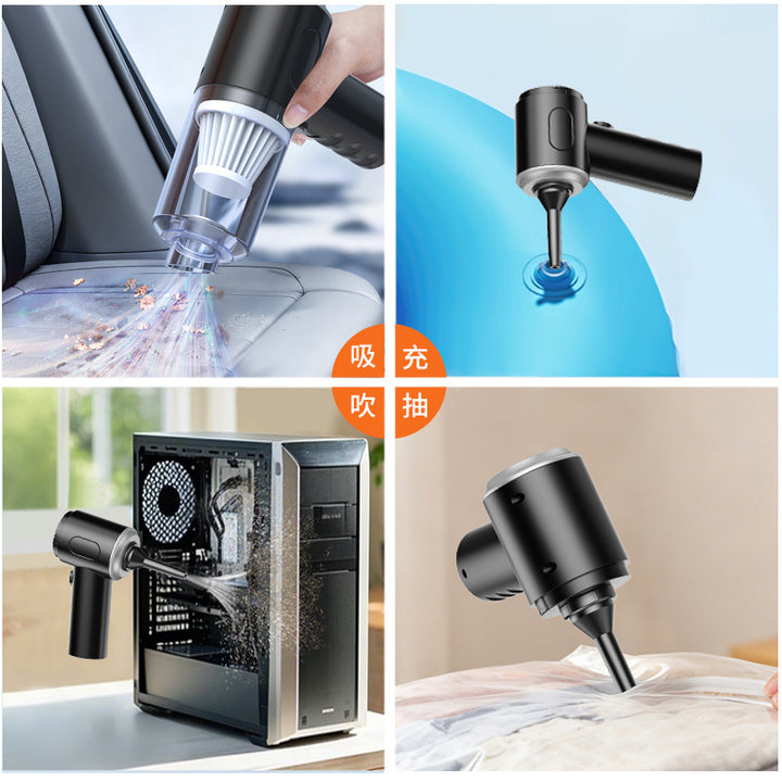 Portable Cordless Mini Car Vacuum Cleaner – Wet & Dry Long Battery Life