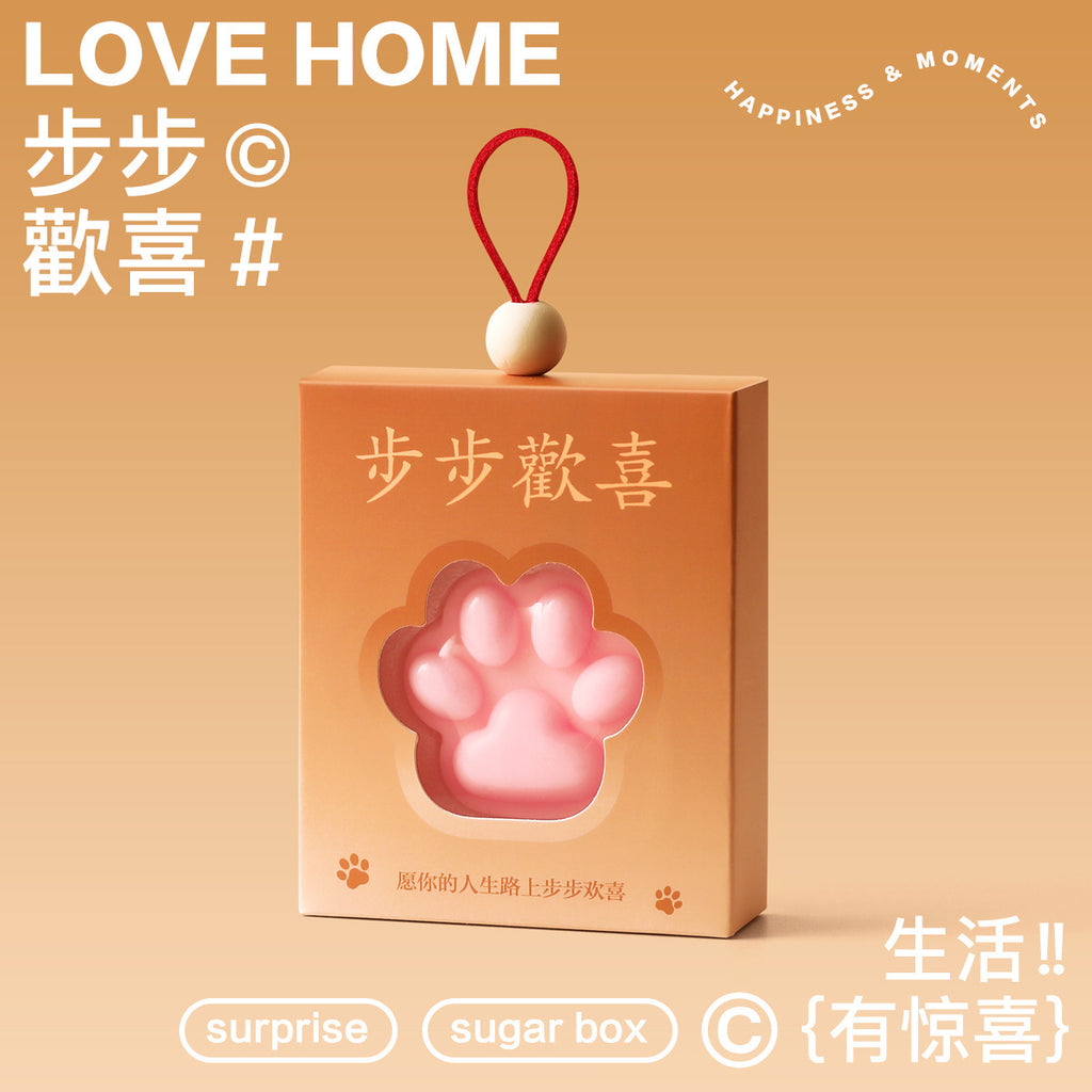 猫爪皂手工皂洗手皂清洁皂可爱创意礼品皂造型肥皂伴手礼香皂批发
