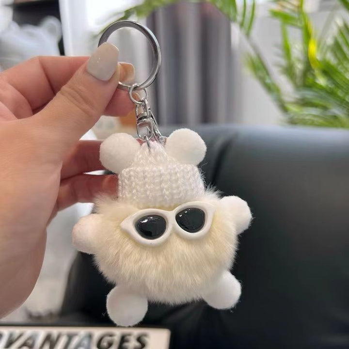 Car Keychain Hanging Ins Cute Plush Doll