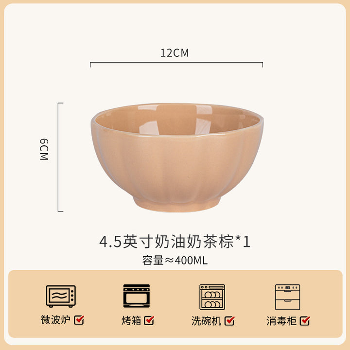 釉下彩碗家用2026新款碗碟套装家用健康陶瓷餐具高级感高颜值碗筷
