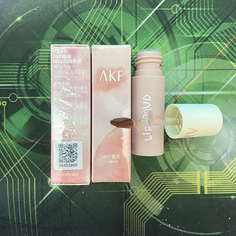 AKF唇泥口红女唇釉送女朋友不易掉色不易沾杯雾面哑光平价学生akf