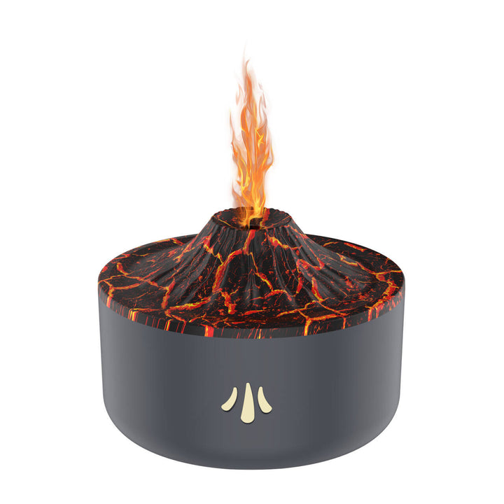 Flame Aroma Diffuser Humidifier – USB Colorful Volcano Fireplace Aromatherapy Machine