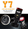 Y6D/Y7D/Y8 Car LED Headlight H4 with Lens – Super Bright Hi-Lo Beam Fish Eye Light