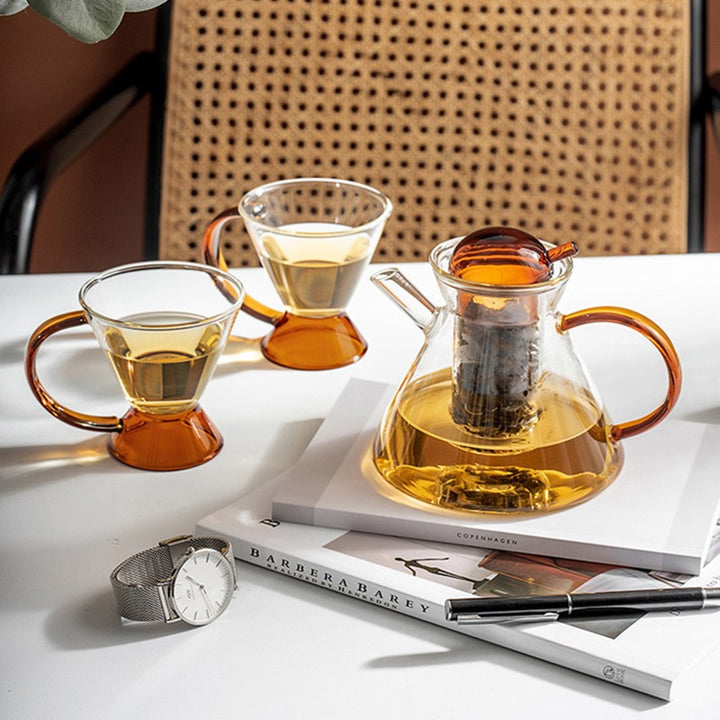 French Light Luxury Glass Transparent Glass Set