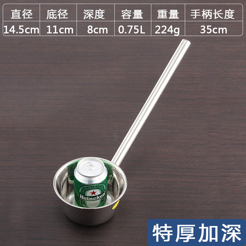 Stainless Steel Spoon Thickened Spoon Commercial Spoon Kitchen Large Spoon