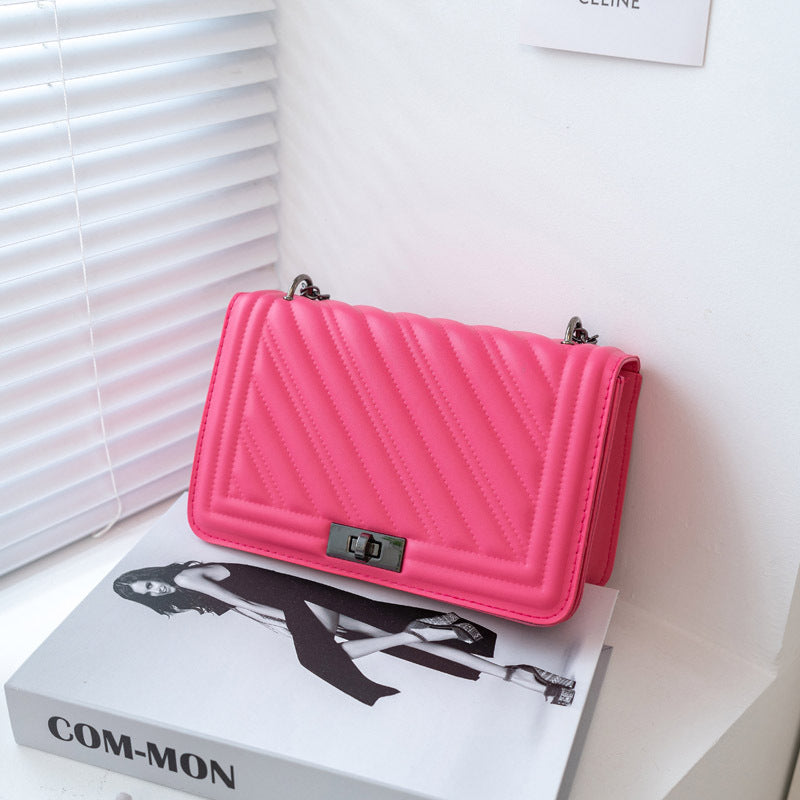 New Women's Bag Small Fashion Casual Shoulder Bag Korean Style Trendy Crossbody Bagins