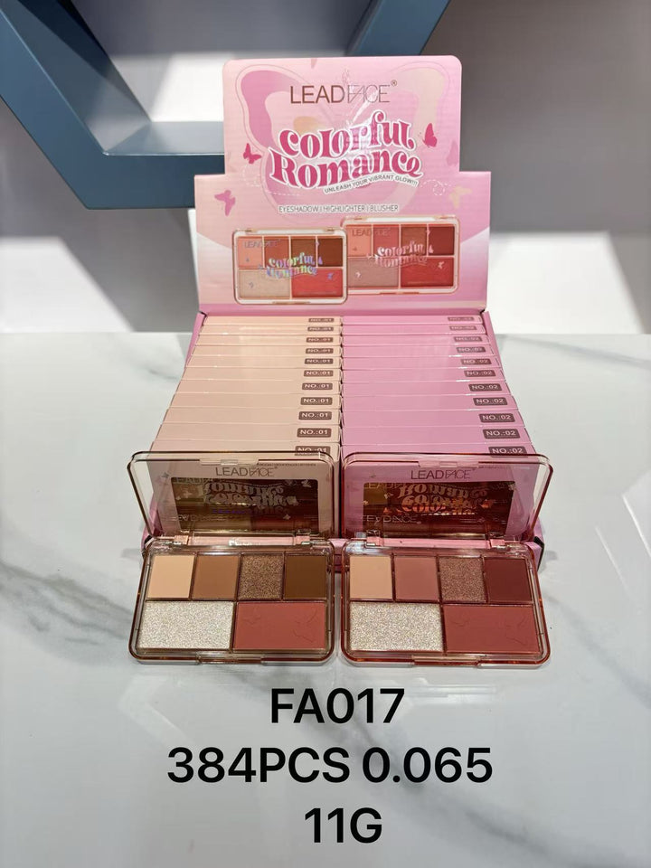 LEADFACE新款24个装化妆品彩妆批发唇彩唇蜜眼影睫毛膏