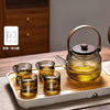 玻璃蒸煮一体茶壶2025新款可明火烧水壶电陶炉围炉煮茶泡茶壶家用