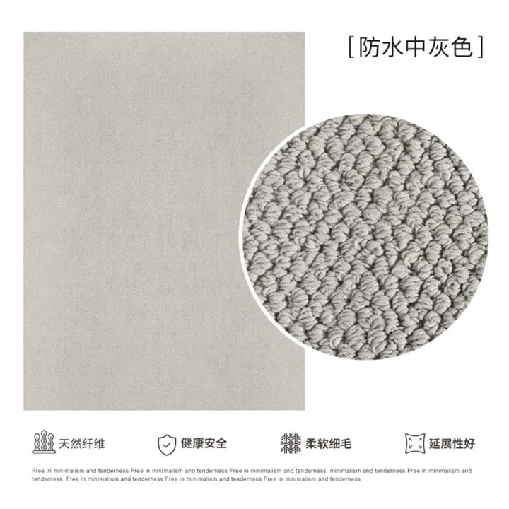 Carpet Living Room Solid Color Japanese Style Bedroom Floor Mat