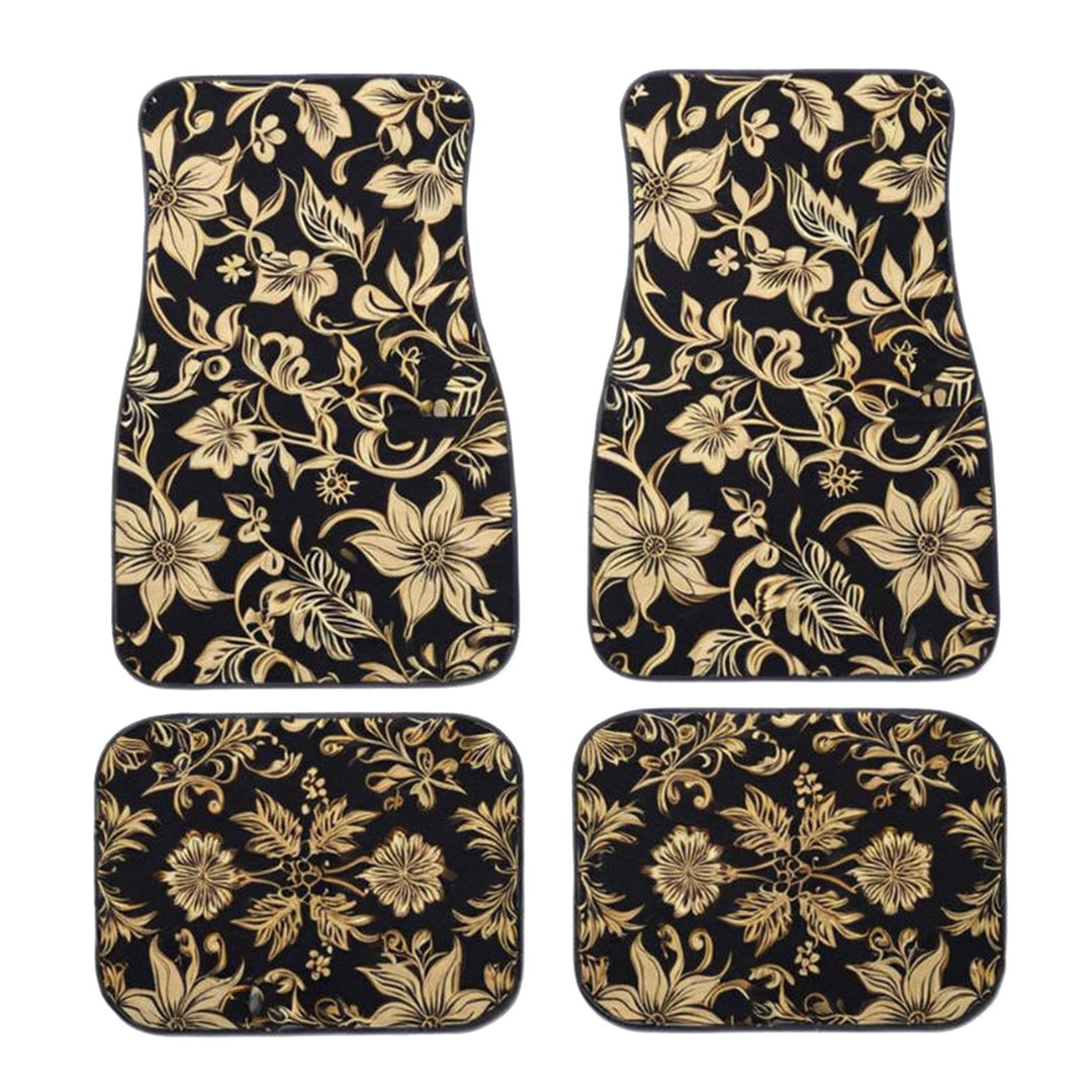 Vintage Car Foot Mat Carpet 4 Piece Set Stain Resistant Floor Mat TEMUFoot Mat Wholesale