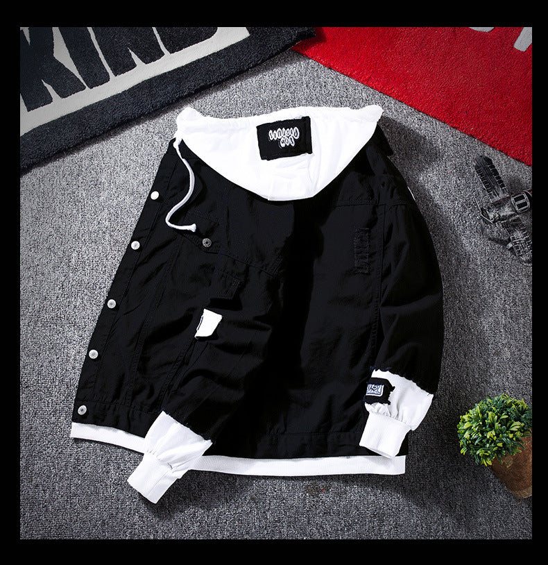 Jacket Men Korean Style Trendy Versatile Casual