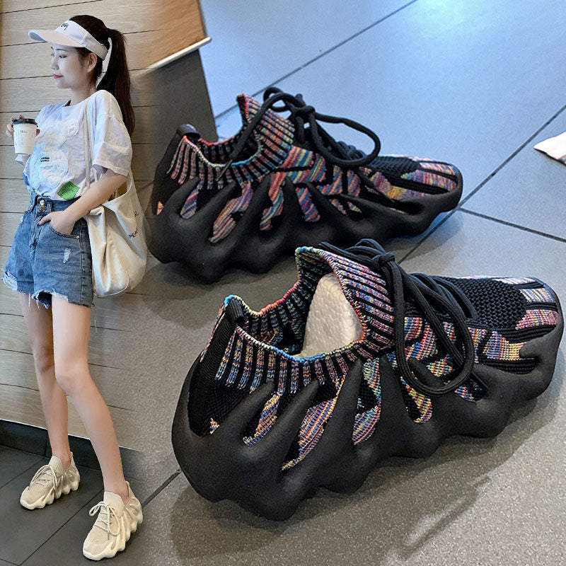 Women Shoes New Summer Sneakers Breathable 450 Casual Shoes Korean Style Running Shoes Women