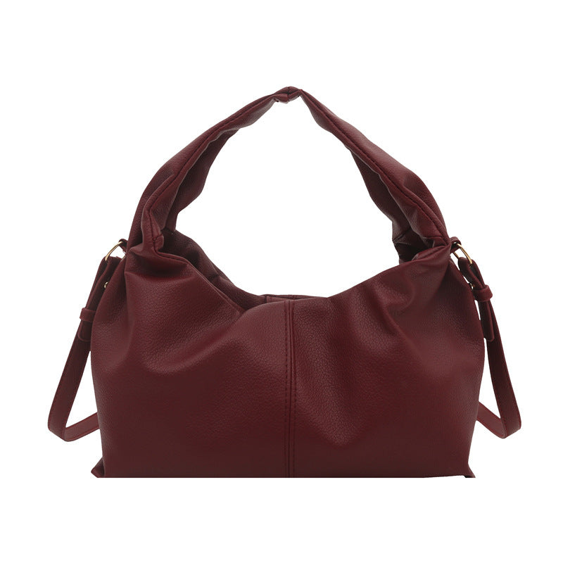 Spring Summer Retro Small Dumpling Crossbody Bag – Women's High-End Fashion Handbag