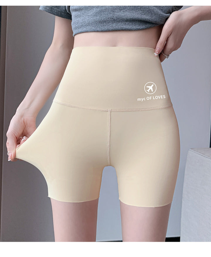 防走光无痕薄款打底安全裤女运动瑜伽外穿高腰收腹提臀鲨鱼短裤夏