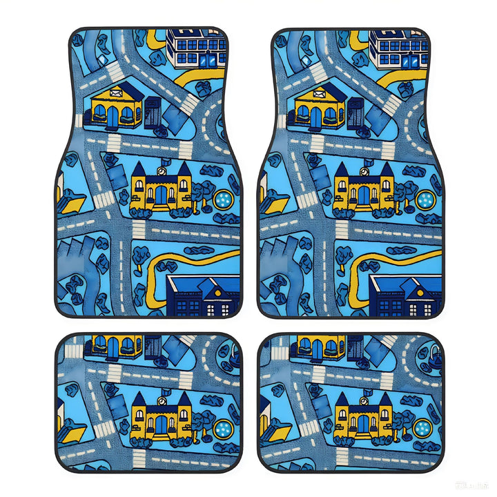 Car Floor Mat Crystal Velvet Absorbent Wear Resistant