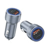 Metal PD Super Fast Car Charger – Aluminum Alloy Cigarette Lighter Charger for Huawei & All Phones