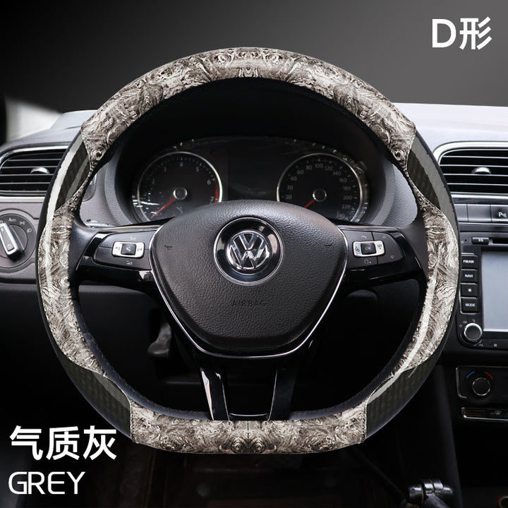 Car Steering Wheel Cover All Season Universal Non Slip Decor Grip Cover Unisex Universal