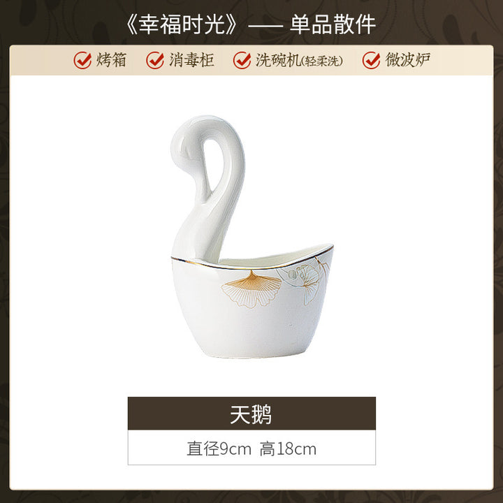 景德镇陶瓷定制礼品礼盒餐具套装新中式家用碗碟碗筷套装饭碗面碗